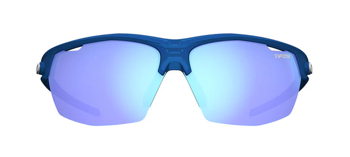 Tifosi Navar Sport Sunglasses (Midnight Vapor/Smoke Tint w/ Sky Blue Mirror)