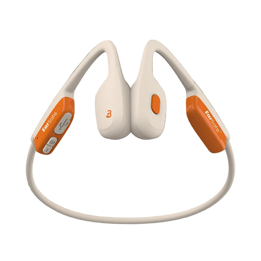 NG EarSafe Pro Mini Open Ear Bone Conduction Headphones (Beige)