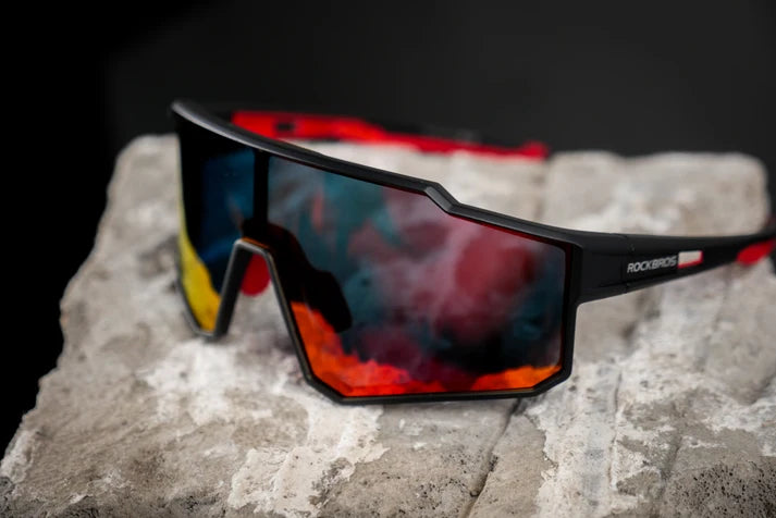 Rockbros Polarizing Sunglasses (Orange/Black)