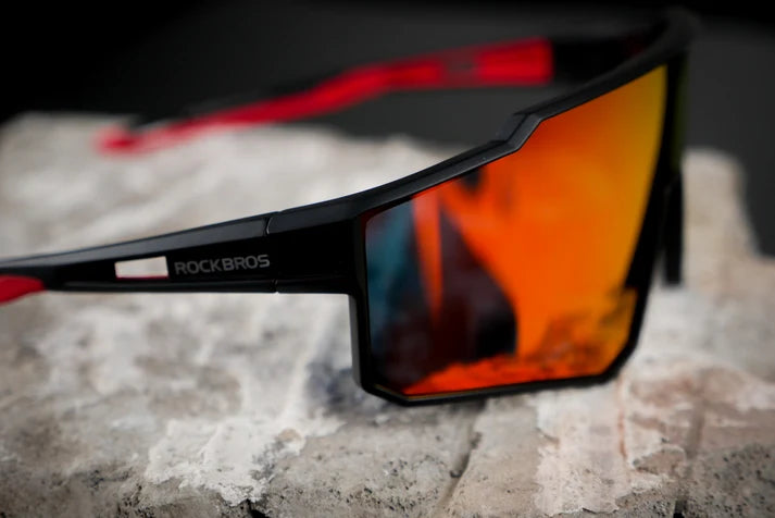 Rockbros Polarizing Sunglasses (Orange/Black)