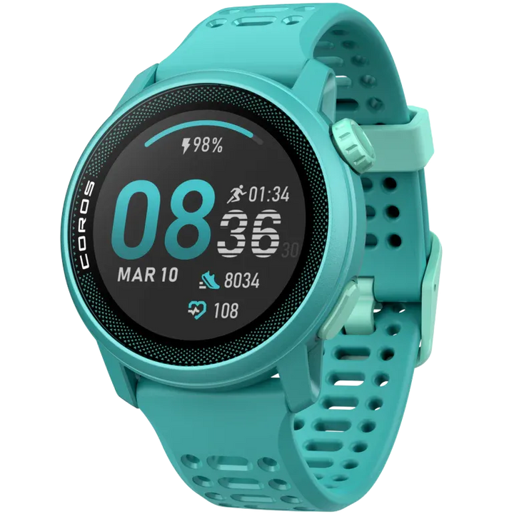 Coros Pace 3 Silicone Smart Watch (Emerald)