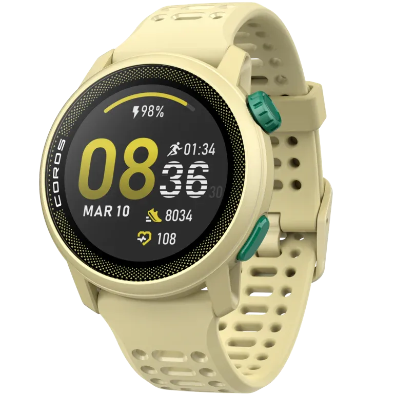 Coros Pace 3 Silicone Smart Watch (Mist)