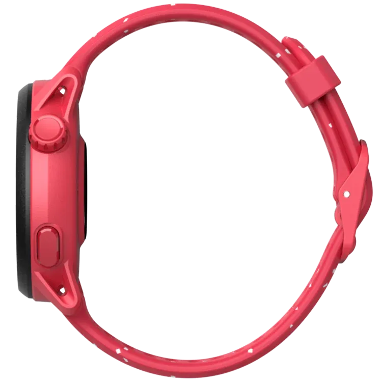Coros Pace 3 Silicone Smart Watch (Red)
