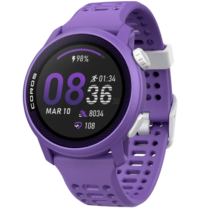 Coros Pace 3 Silicone Smart Watch (Violet)