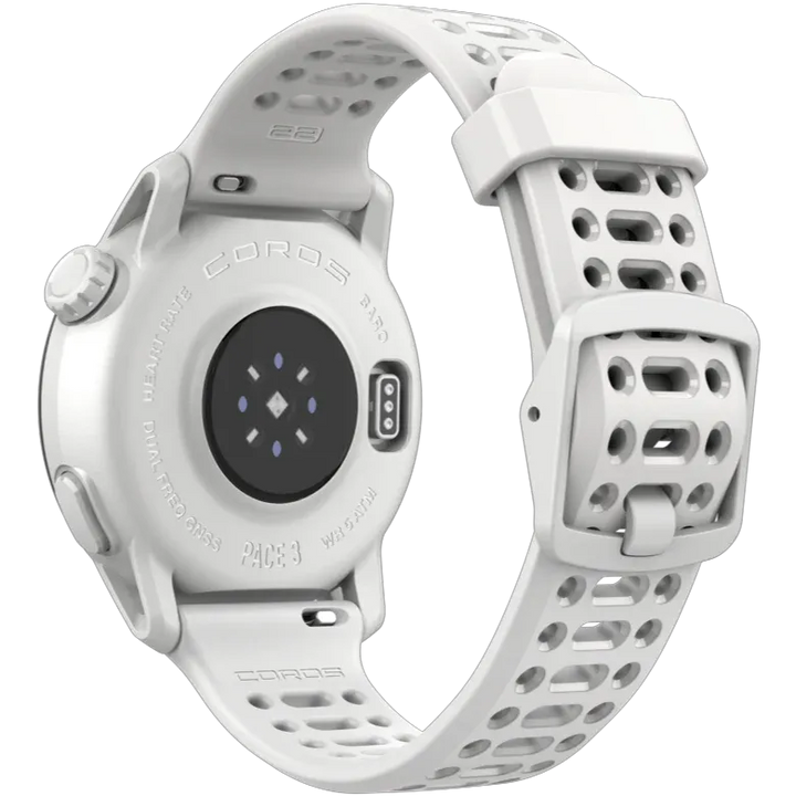 Coros Pace 3 Silicone Smart Watch (White)