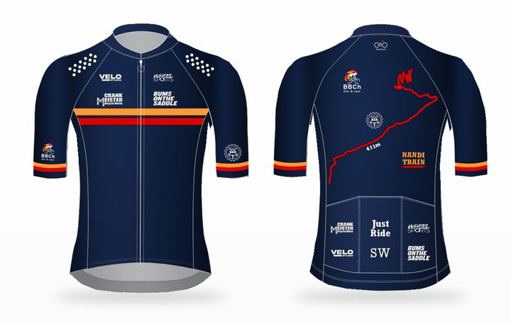 SpokesWomen Just Ride Community Unisex Cycling Jersey (Navy Blue)