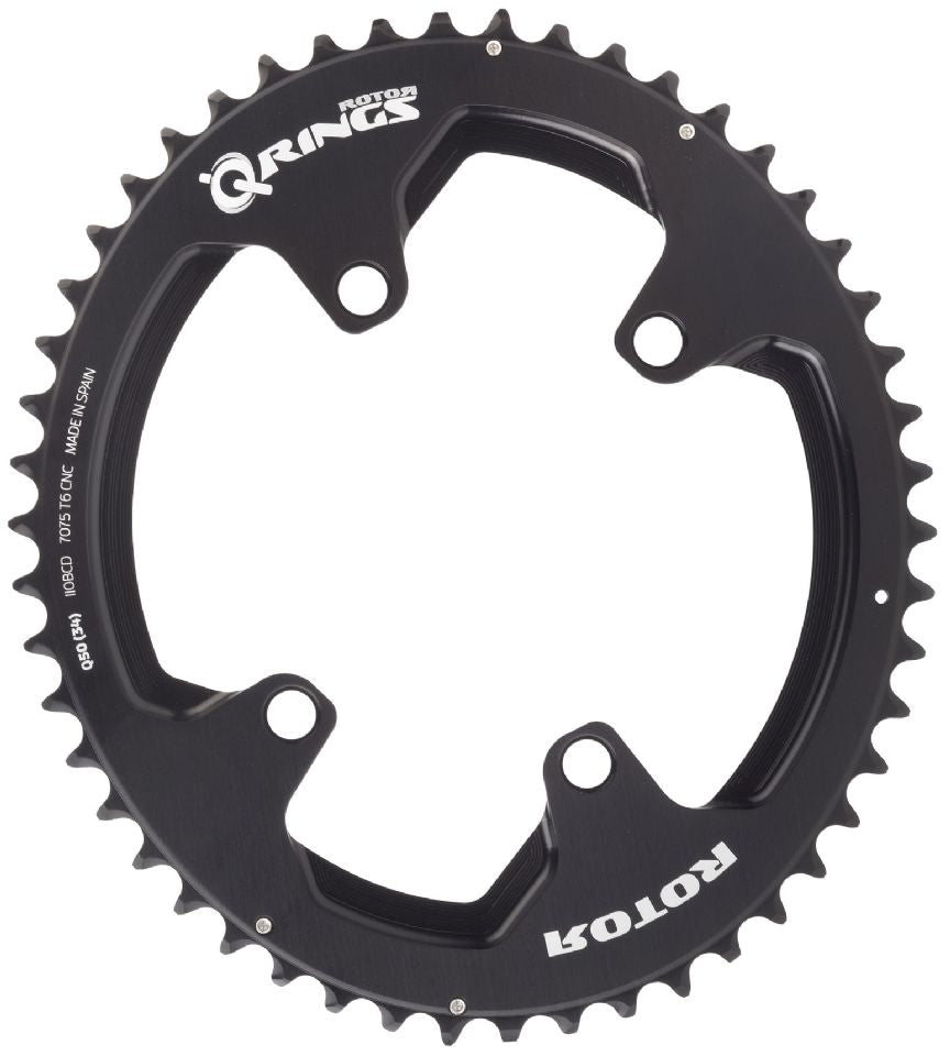 Rotor Q Ring Shimano Ultegra 9000 Outer Chainring (Black)