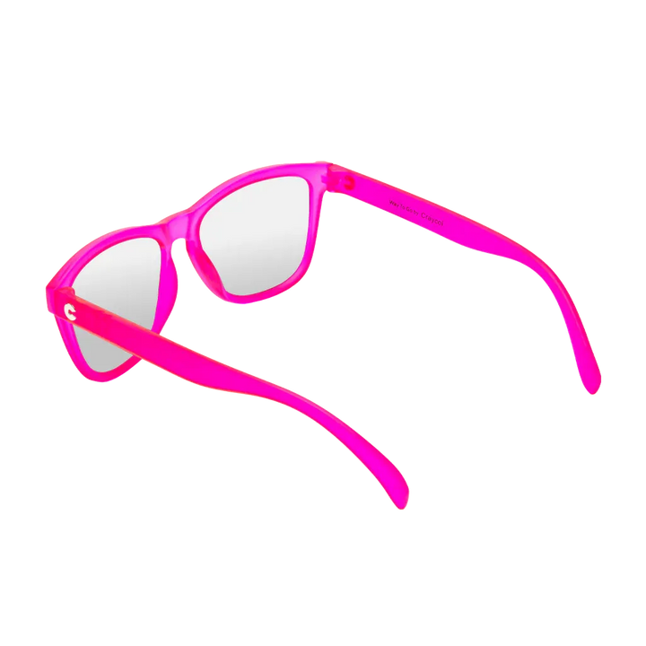 Craycol Pink Party Sunglasses (Icy White Reflective/Transparent Pink)