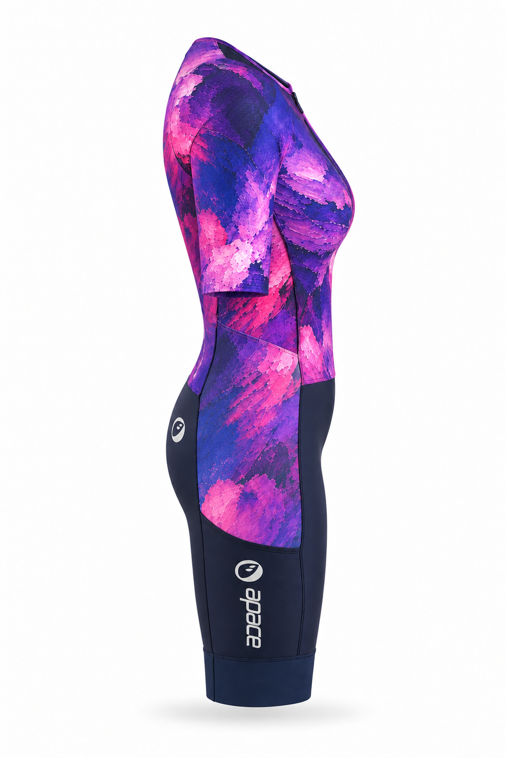Apace Butterfly Volt Unibody Trisuit (Women's) (Purple Haze) - side profile