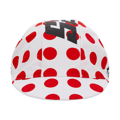 Santini Tour De France Kom Cycling Cap (Polka Dots)