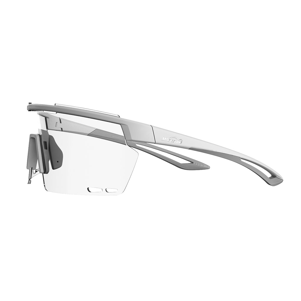 Magicshine Rouler Basic Sports Sunglasses (White/Grey)