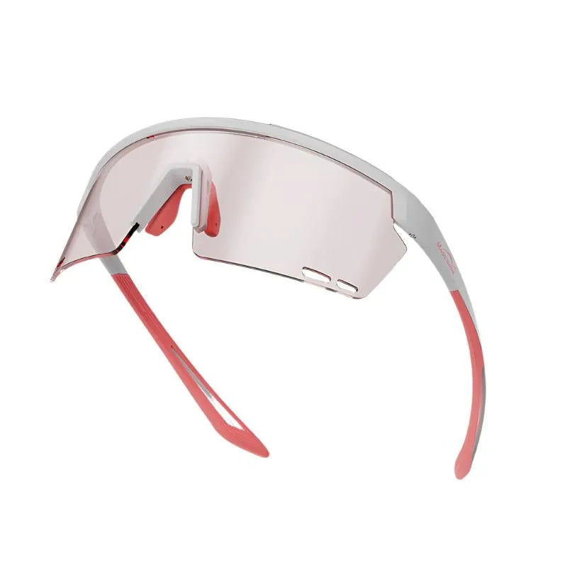 Magicshine Rouler Night Vision Sports Sunglasses (White/Pink)