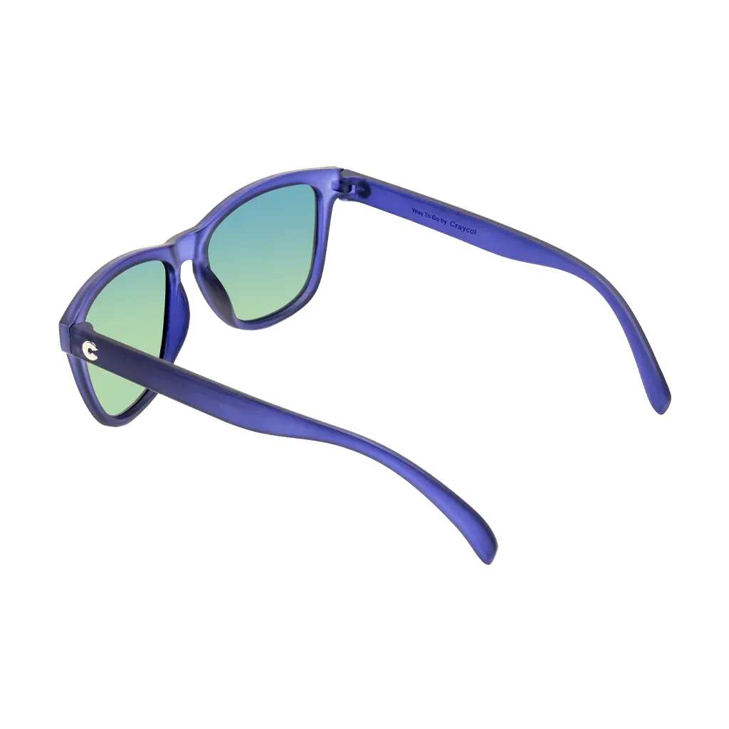 Craycol Ravy Navy Power Sunglasses (Transparent Blue)
