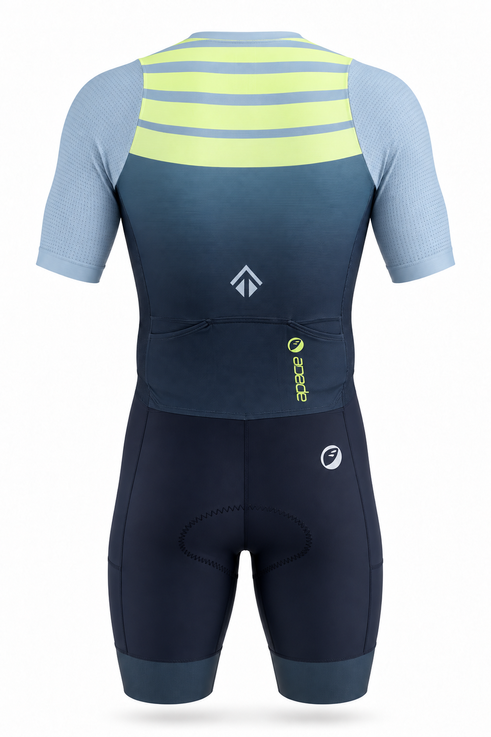 Apace Butterfly Volt Unibody Trisuit (Men's) (Frostline) - rear view