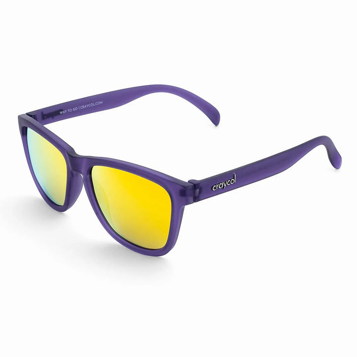 Craycol Sun Needs Shades Sport Power Sunglasses (Purple Translucent)