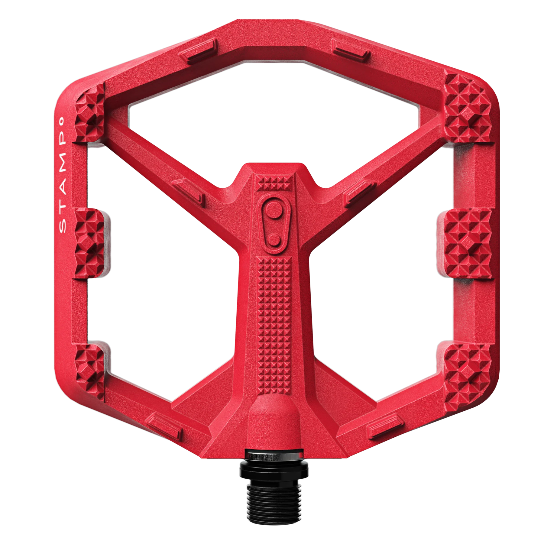Crank Brothers Stamp 0 Large Platform Pedal (Bright Red)