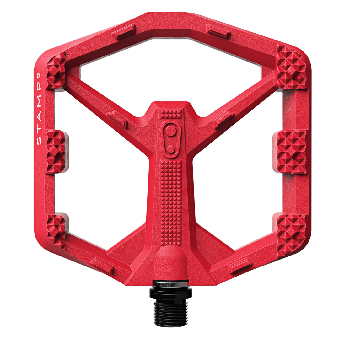 Crank Brothers Stamp 0 Large Platform Pedal (Bright Red)
