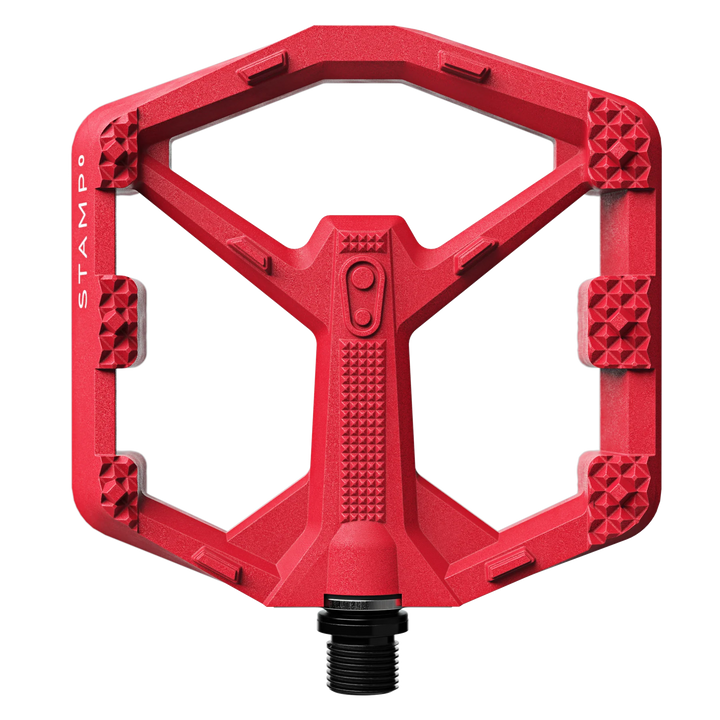 Crank Brothers Stamp 0 Large Platform Pedal (Bright Red)