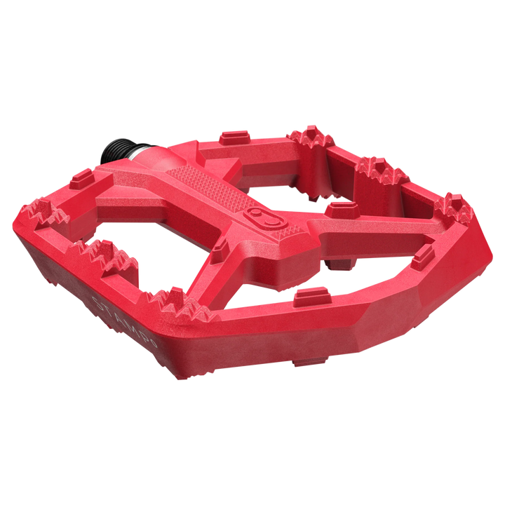 Crank Brothers Stamp 0 Large Platform Pedal (Bright Red)