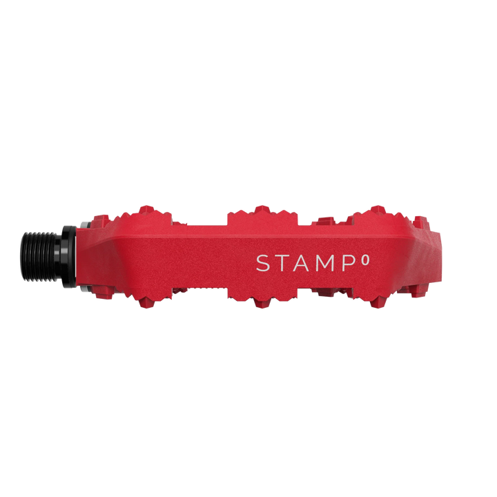 Crank Brothers Stamp 0 Small Platform Pedal (Bright Red)