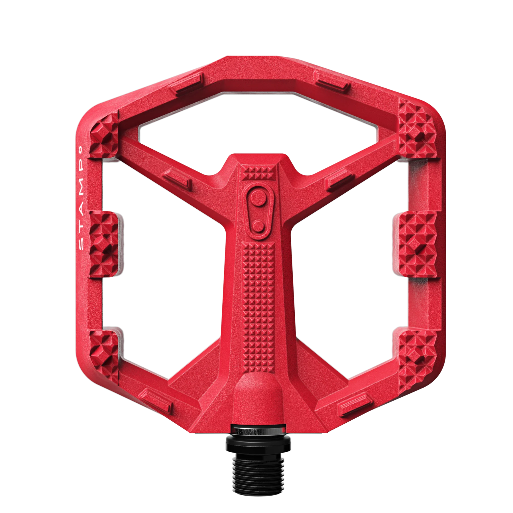Crank Brothers Stamp 0 Small Platform Pedal (Bright Red)