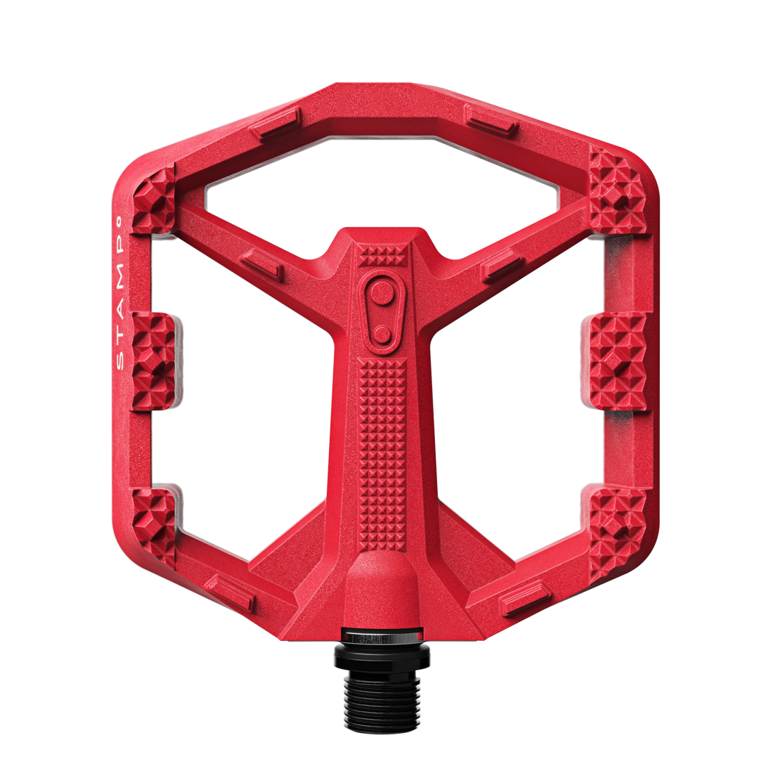 Crank Brothers Stamp 0 Small Platform Pedal (Bright Red)