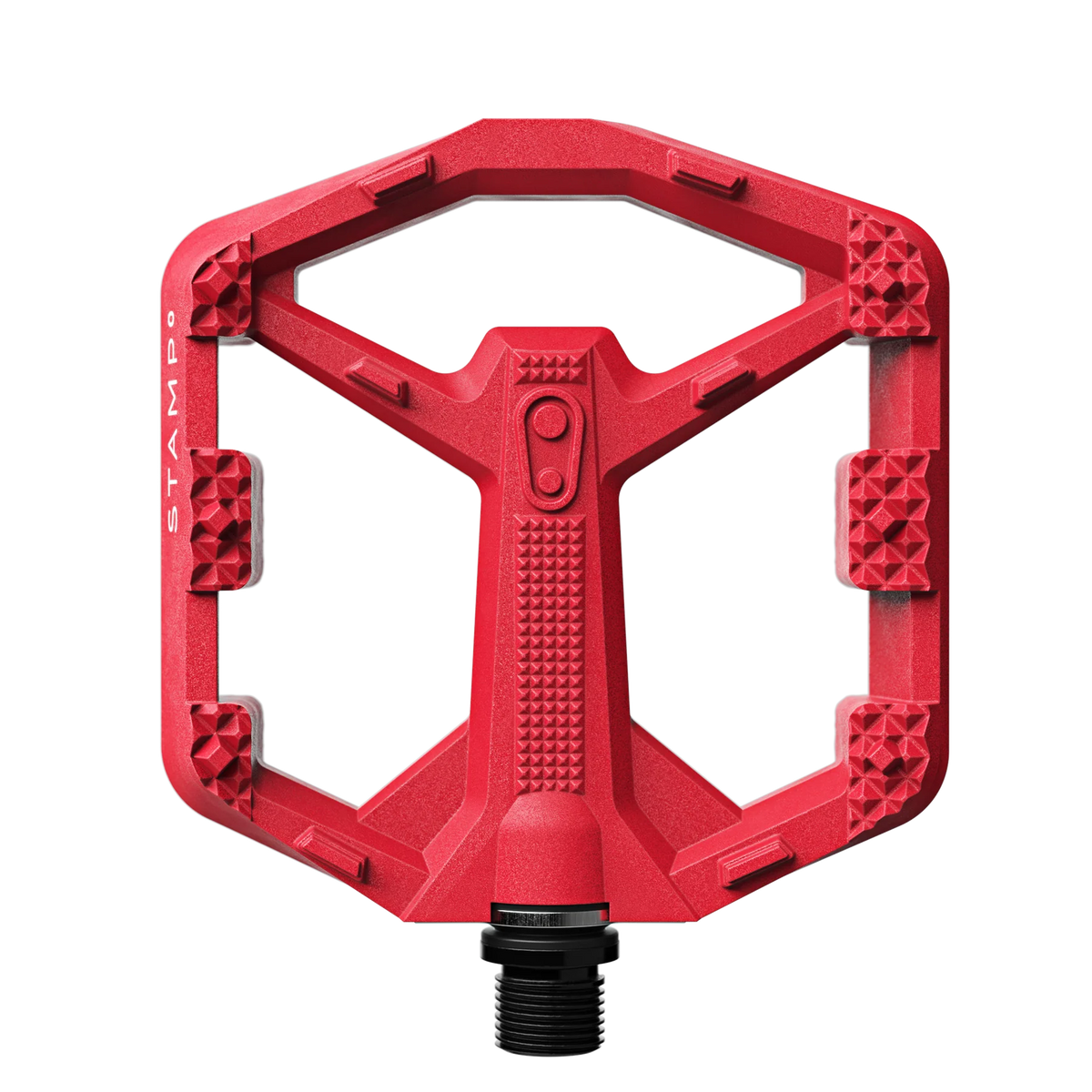 Crank Brothers Stamp 0 Small Platform Pedal (Bright Red)