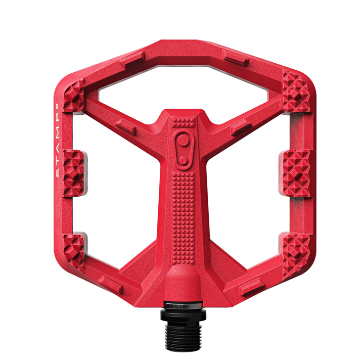 Crank Brothers Stamp 0 Small Platform Pedal (Bright Red)