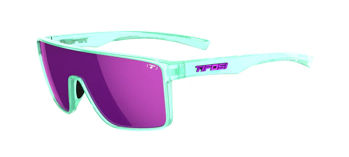 Tifosi Sanctum Sport Sunglasses (Rose Pink Mirror/Aqua Shimmer)