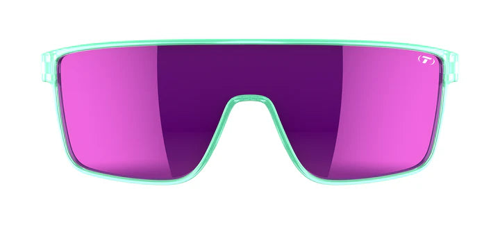 Tifosi Sanctum Sport Sunglasses (Rose Pink Mirror/Aqua Shimmer)