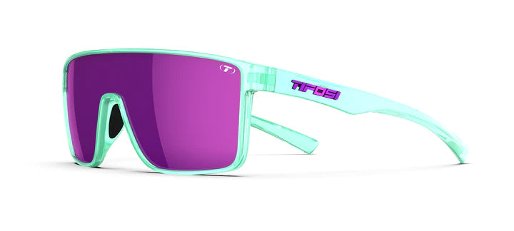 Tifosi Sanctum Sport Sunglasses (Rose Pink Mirror/Aqua Shimmer)
