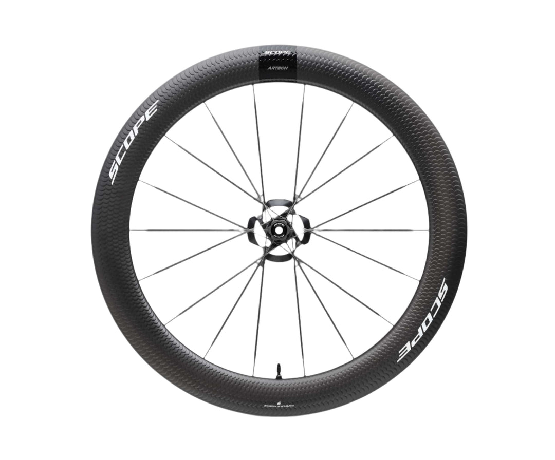 Scope Artech 6 Carbon Tubeless Ready Disc Brake Wheel - Shimano (Black)