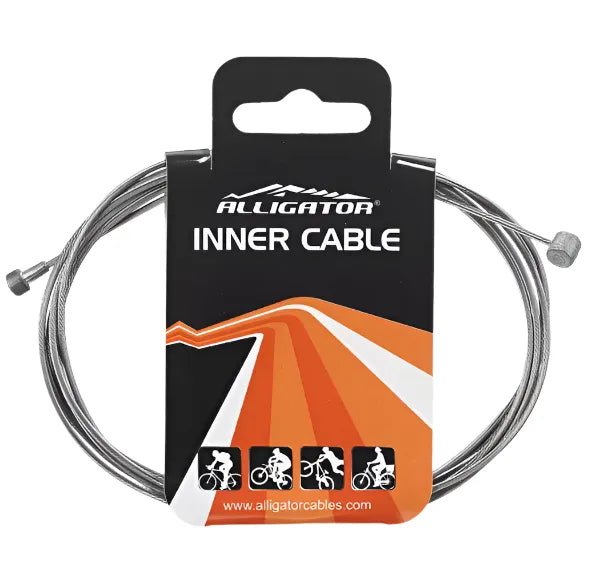 Alligator Stainless Steel Road Brake Inner Cable - 100 pcs