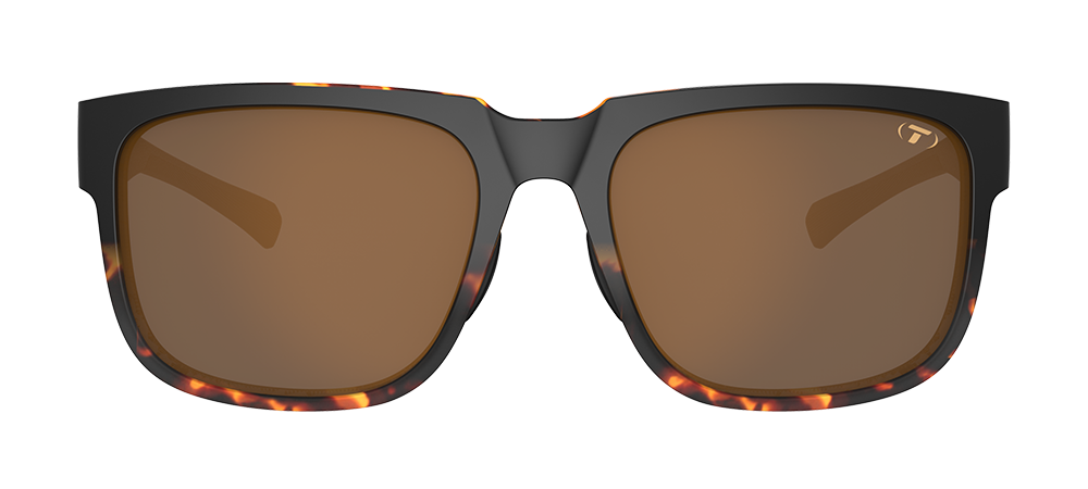 Tifosi Shumo sunglasses, Java Fade frame with Brown polarized lens - front view
