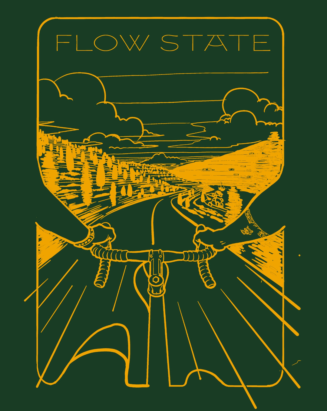 Sport Canvas Flowstate Road Bound Classic Fit Unisex T-Shirt
