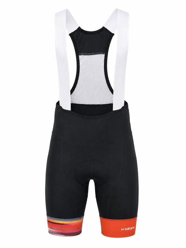 Heini Stelvio 636 Men's Cycling Bibshorts (Black/Print)