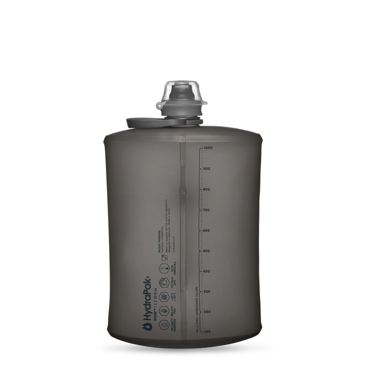 Hydrapak Stow Flexible Bottle (Mammoth Grey)
