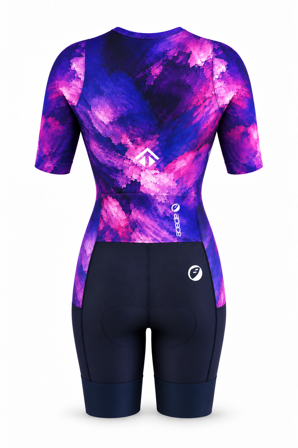 Apace Butterfly Volt Unibody Trisuit (Women's) (Purple Haze) - rear view