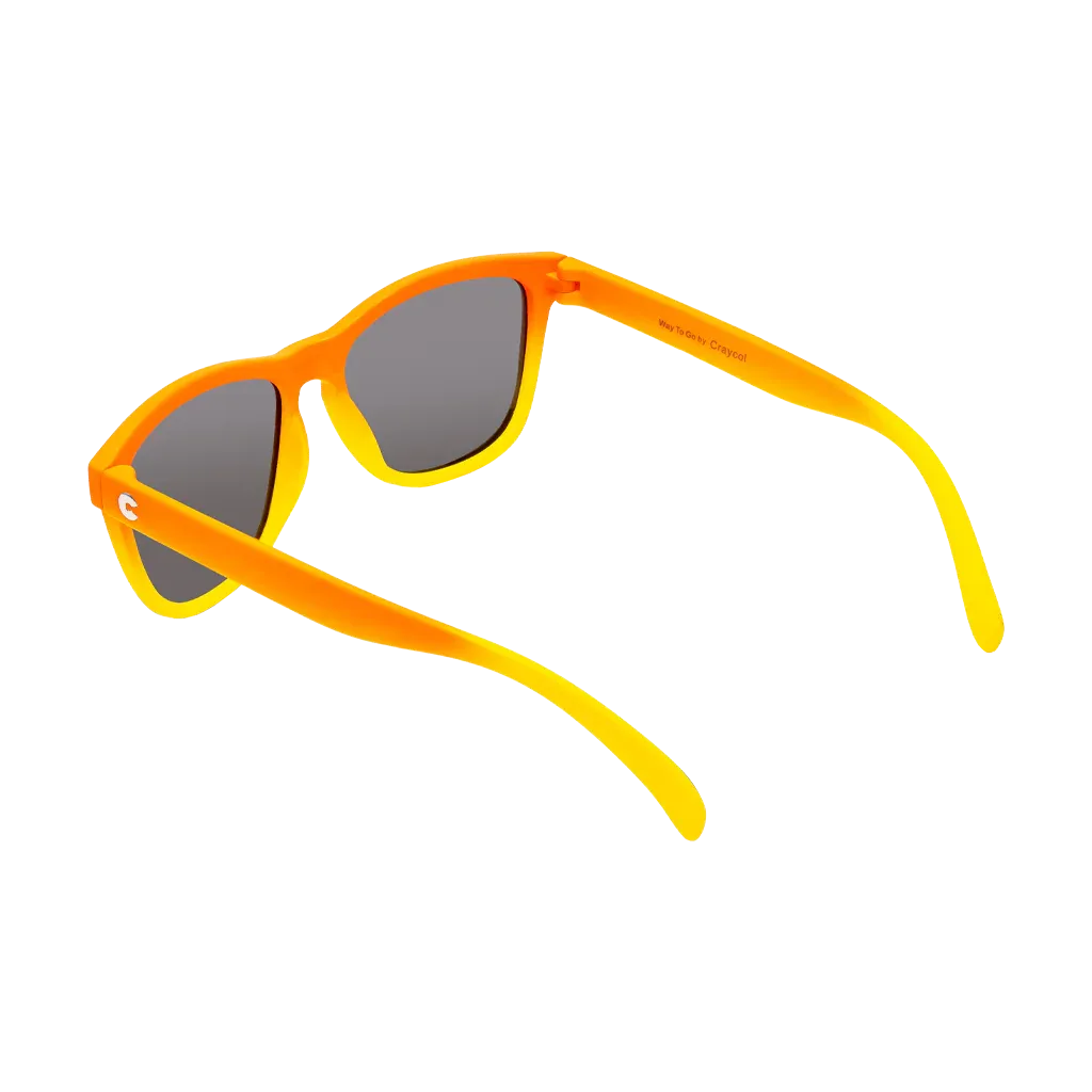 Craycol Sunset Margaritas Power Sunglasses (Orange-Yellow Gradient)