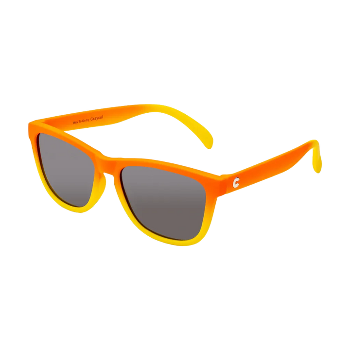 Craycol Sunset Margaritas Power Sunglasses (Orange-Yellow Gradient)