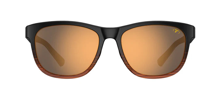 Tifosi Swank Sport Sunglasses (Brown Tint/Brown Fade)