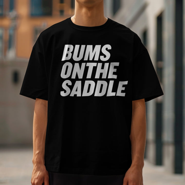 BUMSONTHESADDLE T-Shirts (Black)