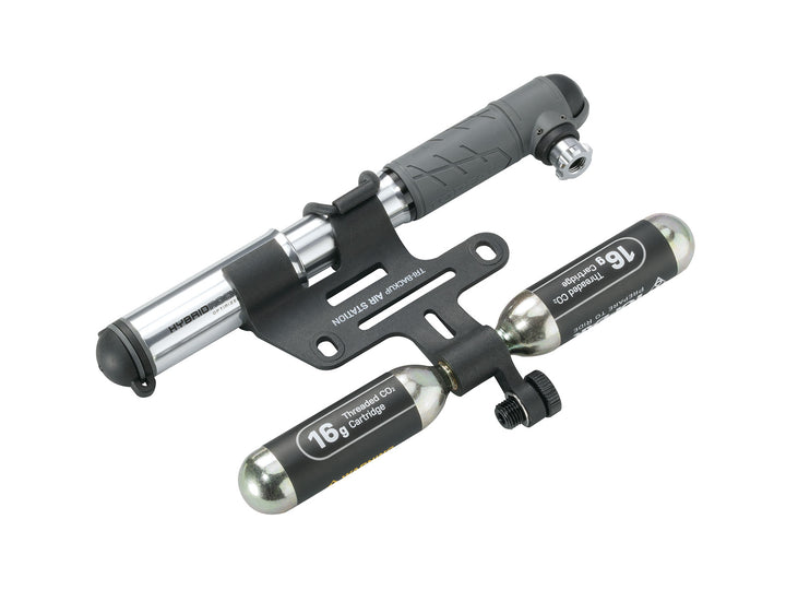 Topeak Tri Backup Air Station Co2 Catridges (Black)