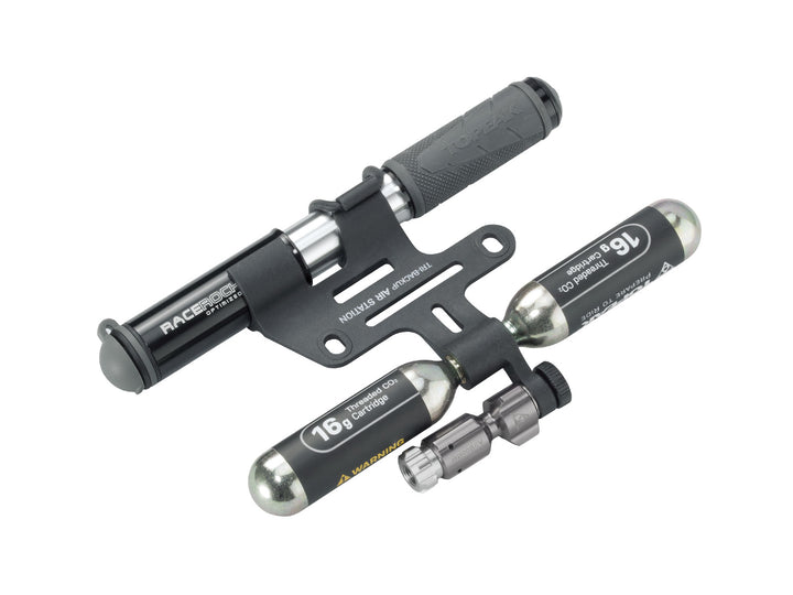 Topeak Tri Backup Air Station Co2 Catridges (Black)