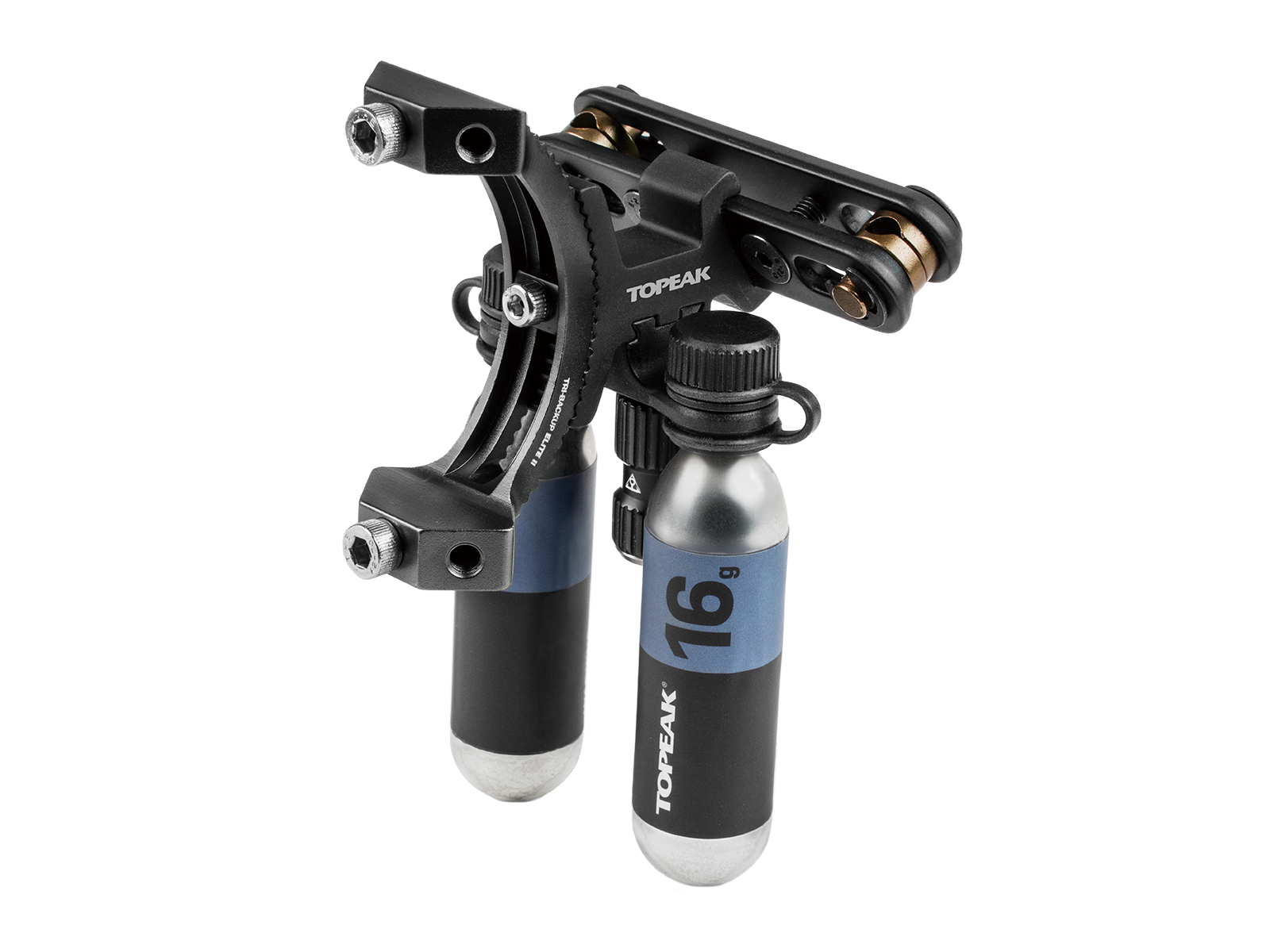 Topeak Tri Backup Elite 2 Co2 Catridges (Black) – BUMSONTHESADDLE