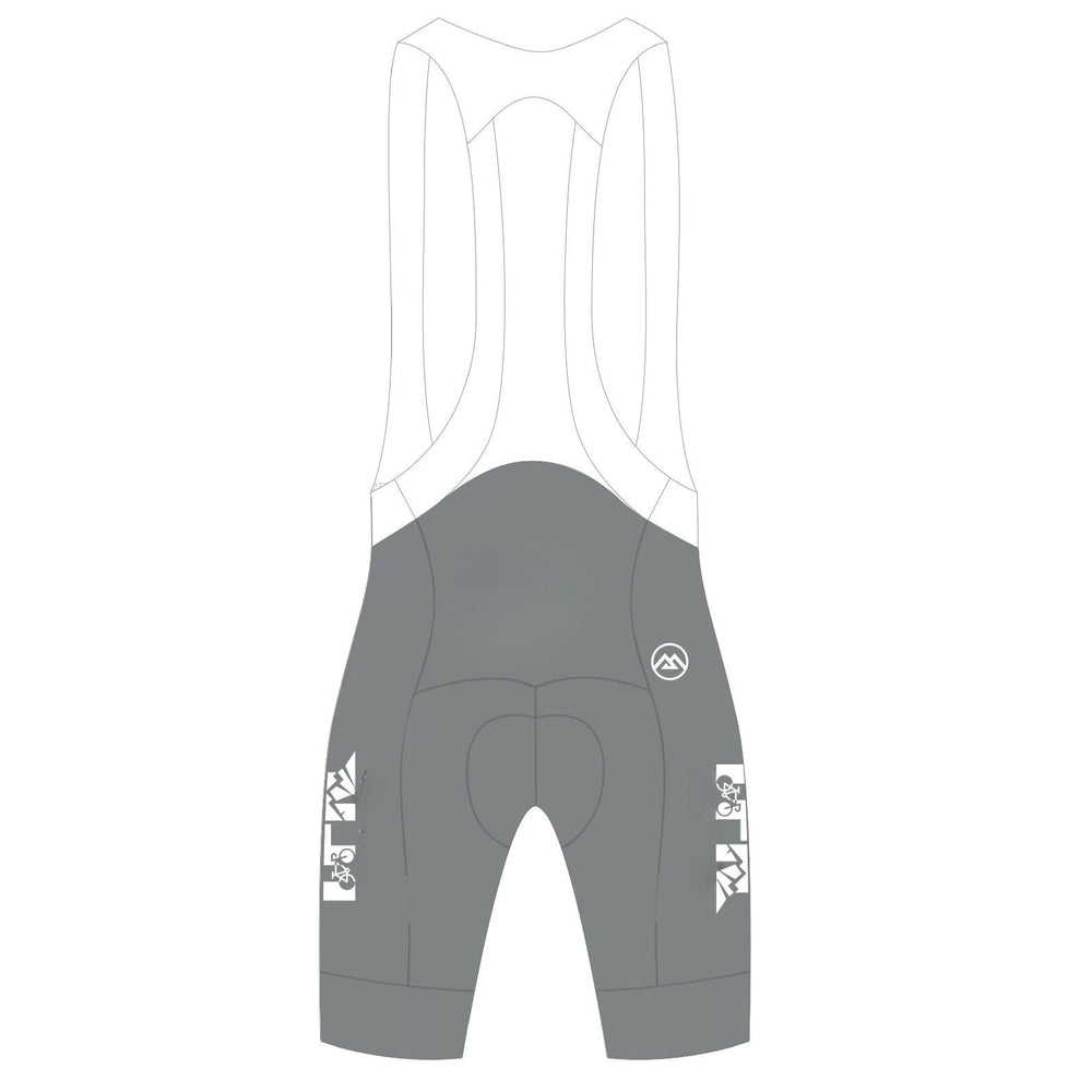 Monton X Tour of Nilgiris Limited Edition women's cycling bibshorts, Grey, front view
