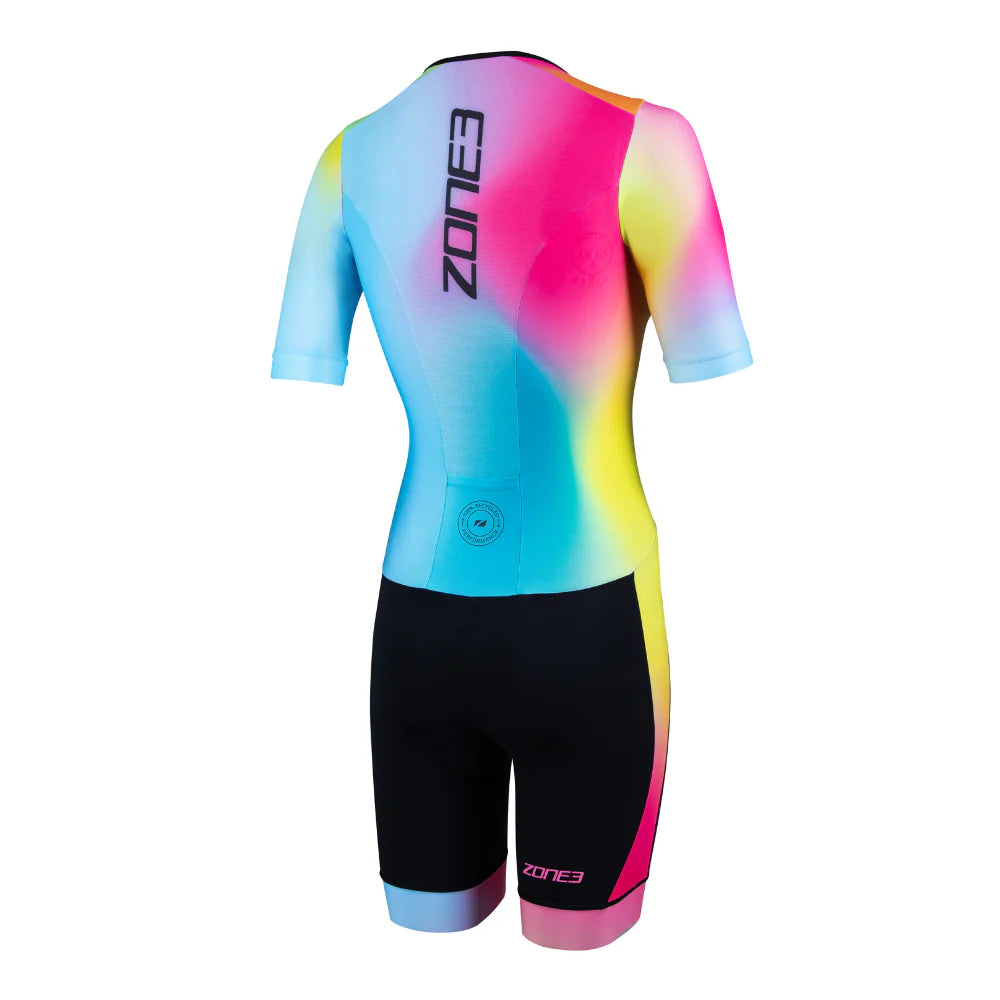 Zone 3 Activate+ Women's Triathlon Suit (Neon/Black)