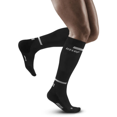 CEP The Run Compression Tall 4.0 Men's Cycling Socks (Black)