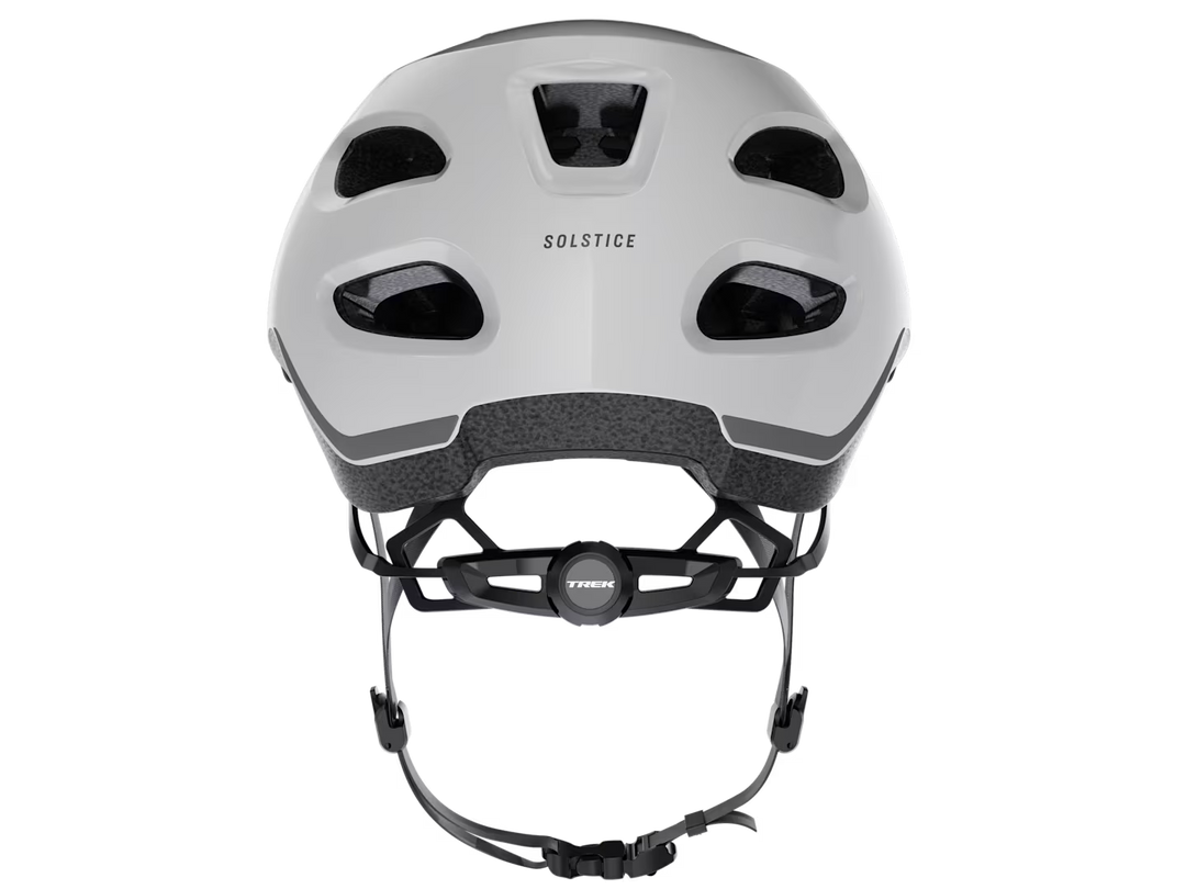 Trek Solstice Road Cycling Helmet (Gloss Crystal White)