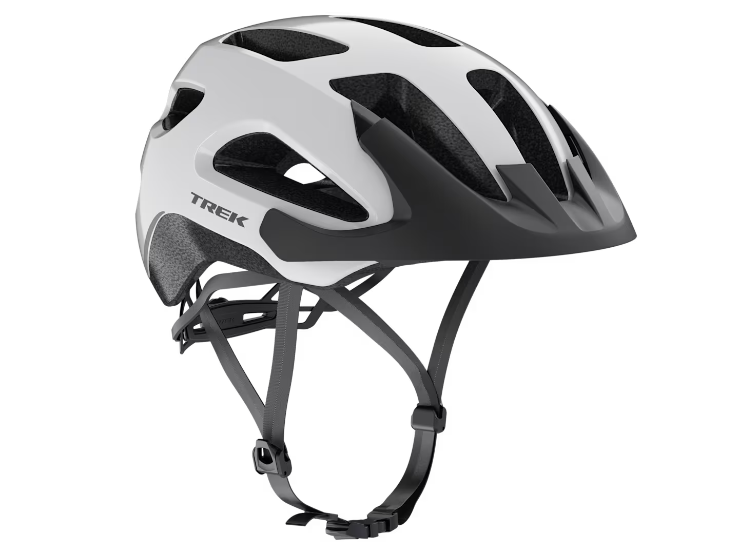 Trek Solstice Road Cycling Helmet (Gloss Crystal White)